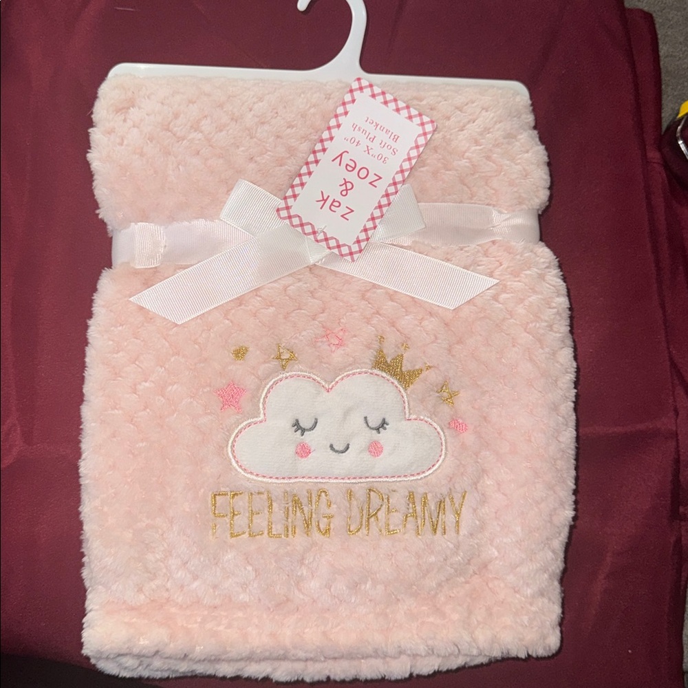 Zak & Zoey Soft Pink Zak & Zoey “Feeling Dreamy” 30” x 40” blanket NEW!